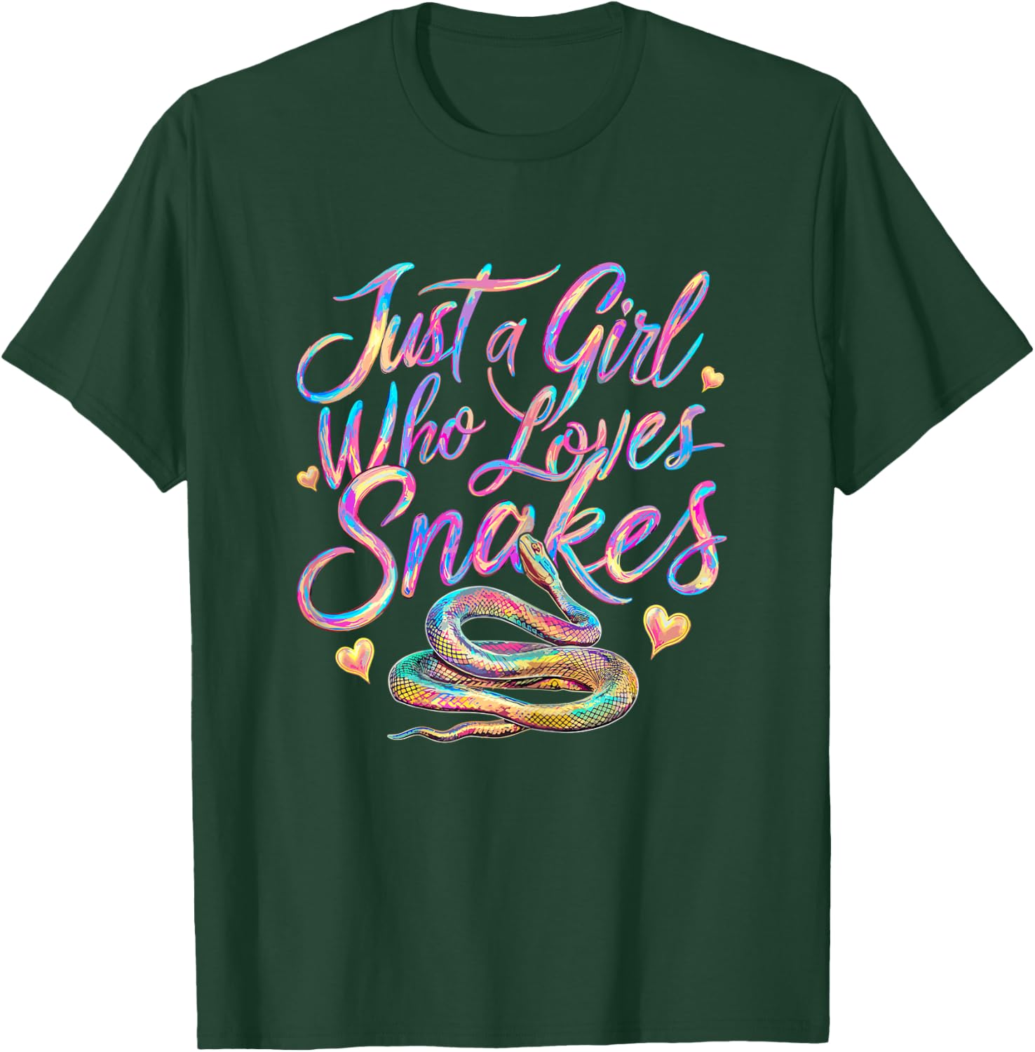 Snake Just A Girl Who Loves Snakes T-Shirt - T-Shirt | Forest