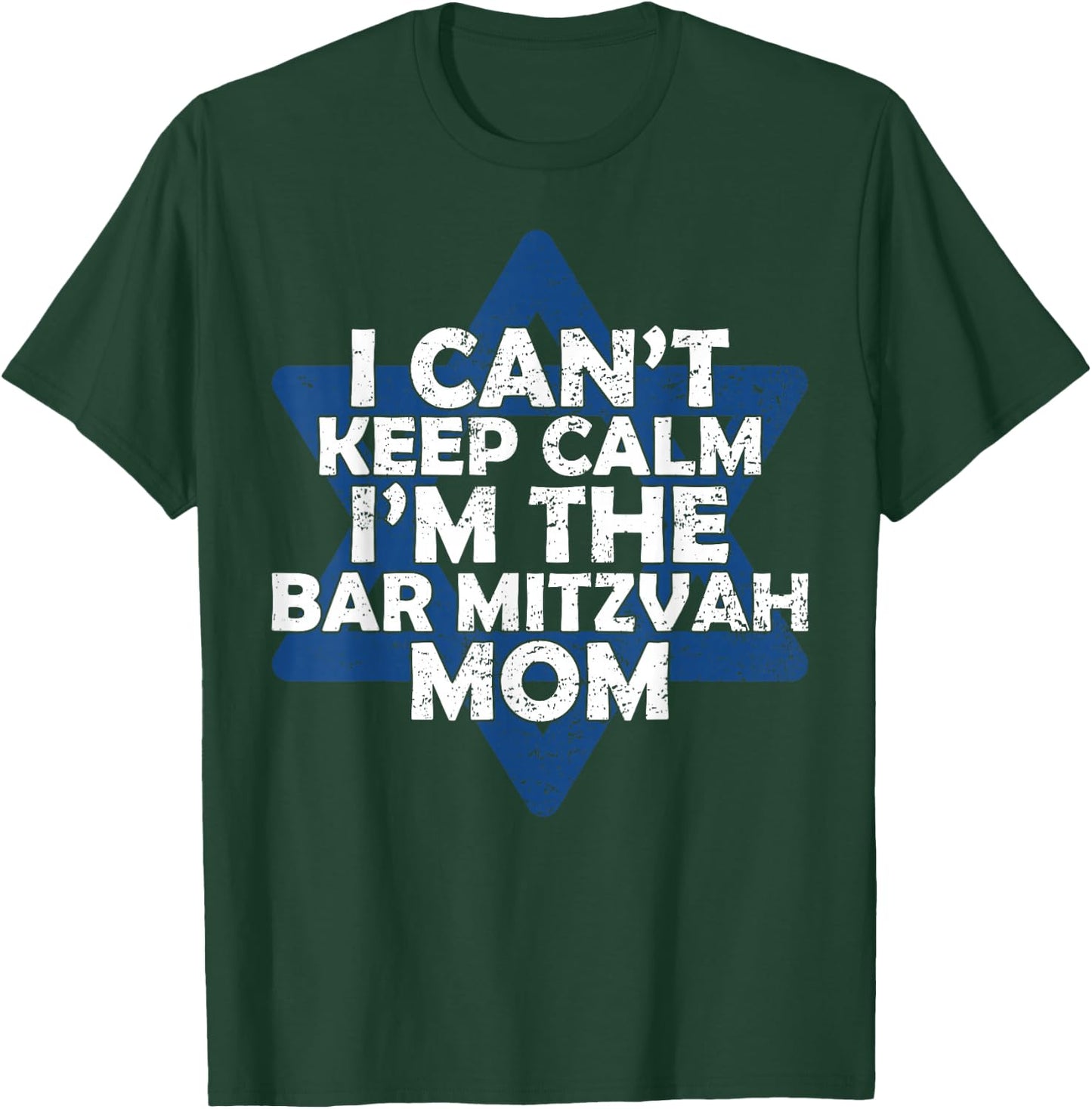 Magen David Jewish Mom Bar Mitzvah T-Shirt - T-Shirt | Forest