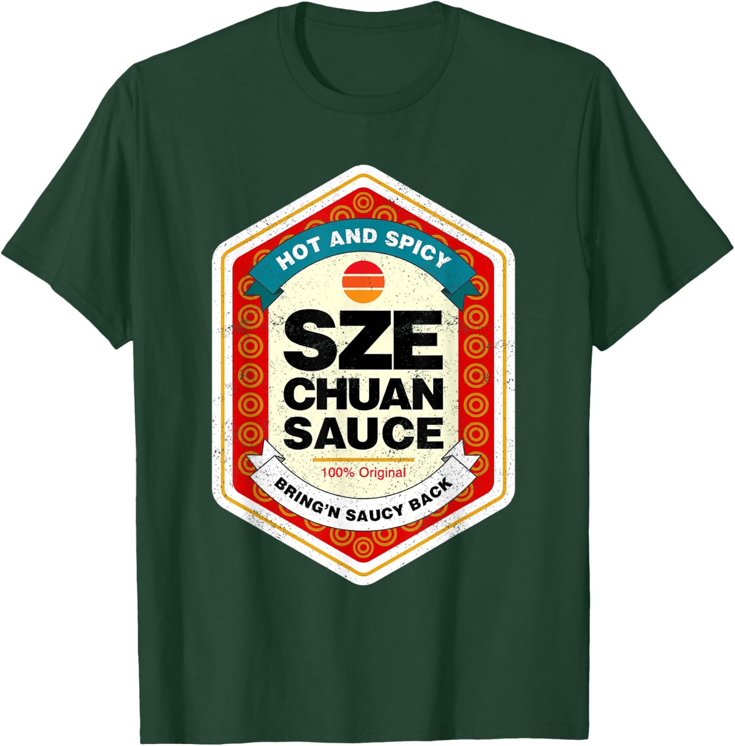 Szechuan Sauce Funny Condiment Halloween Costume T-Shirt - T-Shirt | Forest
