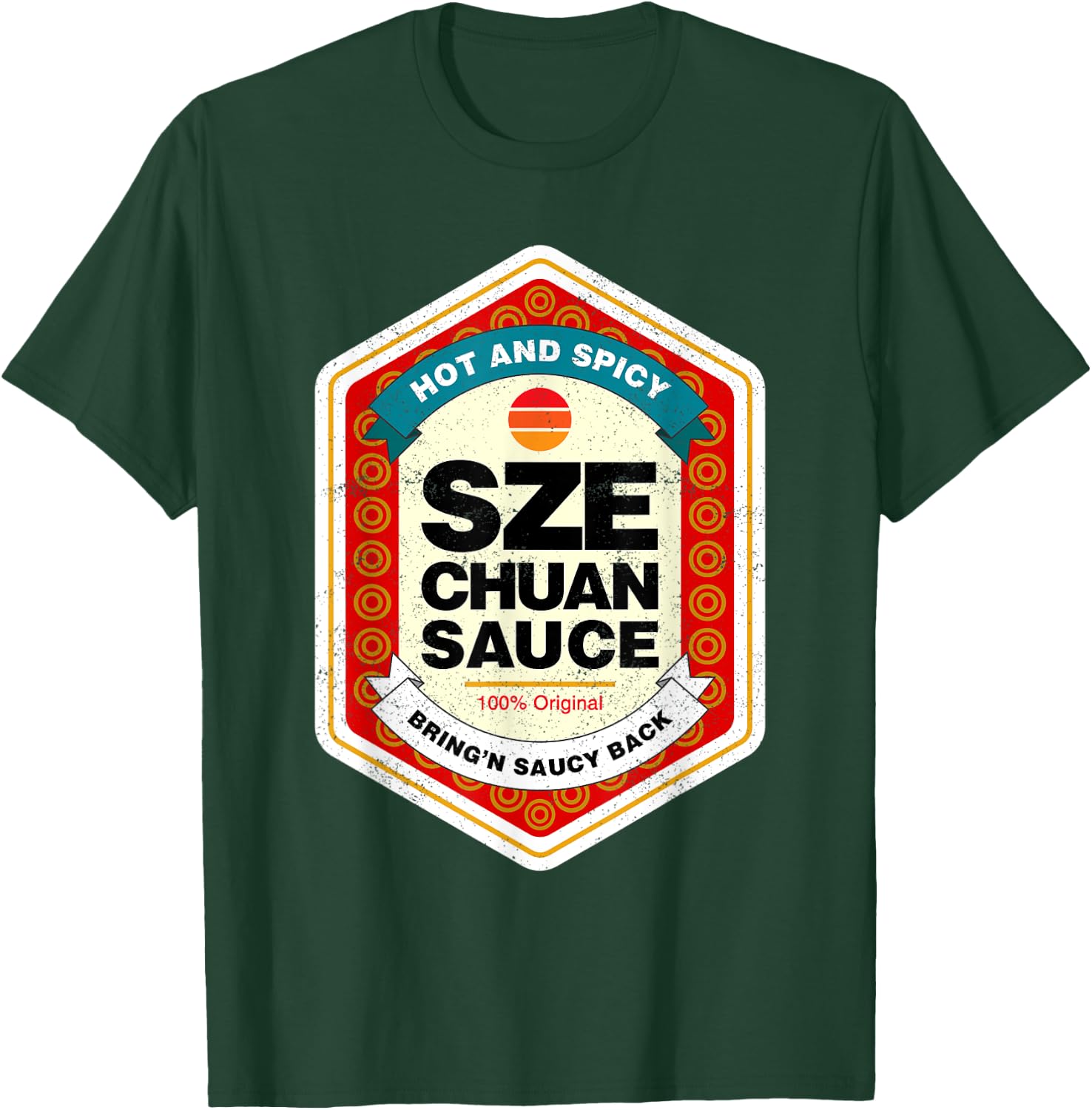Szechuan Sauce Funny Condiment Halloween Costume T-Shirt - T-Shirt | Forest