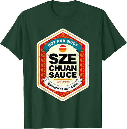 Szechuan Sauce Funny Condiment Halloween Costume T-Shirt - T-Shirt | Forest