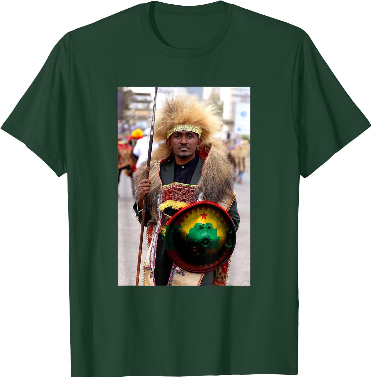 Oromo hero flag Ethiopian Oromo proud gift T-Shirt - T-Shirt | Forest