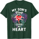 My Son Is Wings Cover My Heart Father Mother Dad Mom Family T-Shirt - T-Shirt | Forest