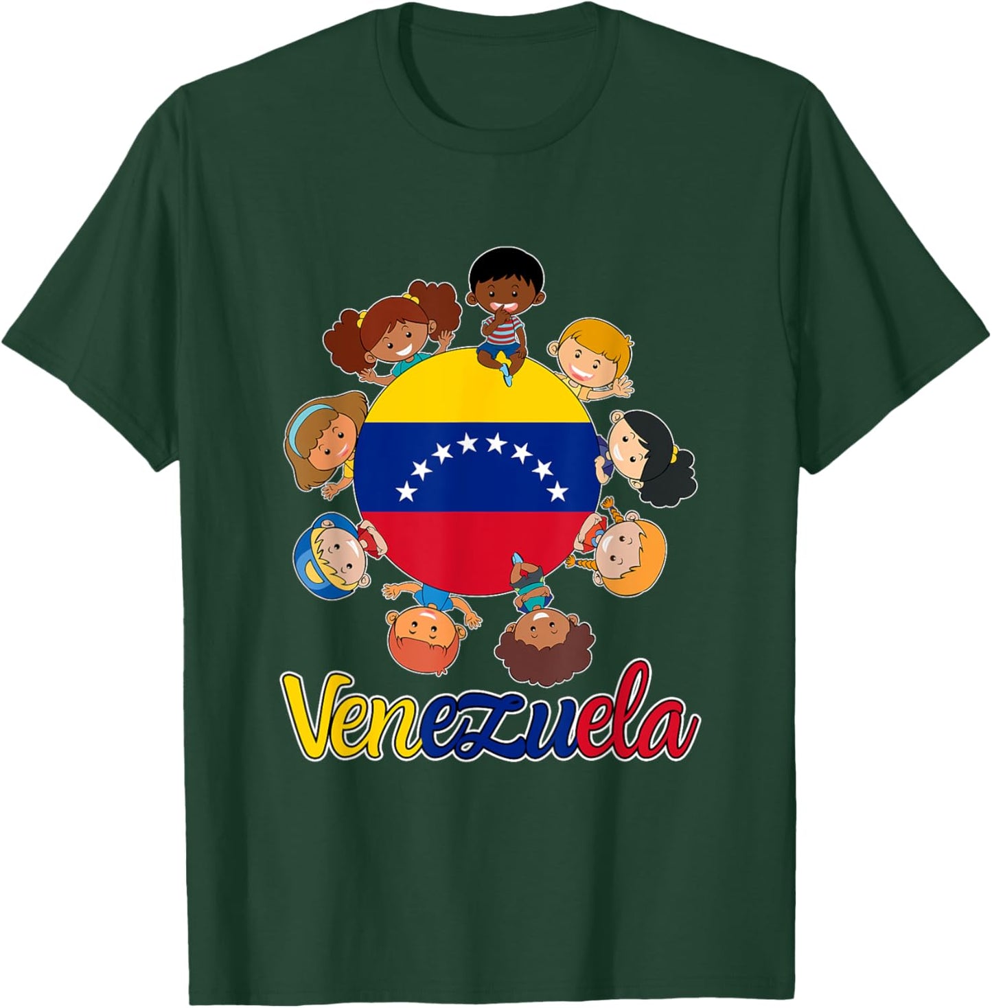 Hispanic Heritage Month Venezuela Kids Boys Girls Toddler T-Shirt - T-Shirt | Forest