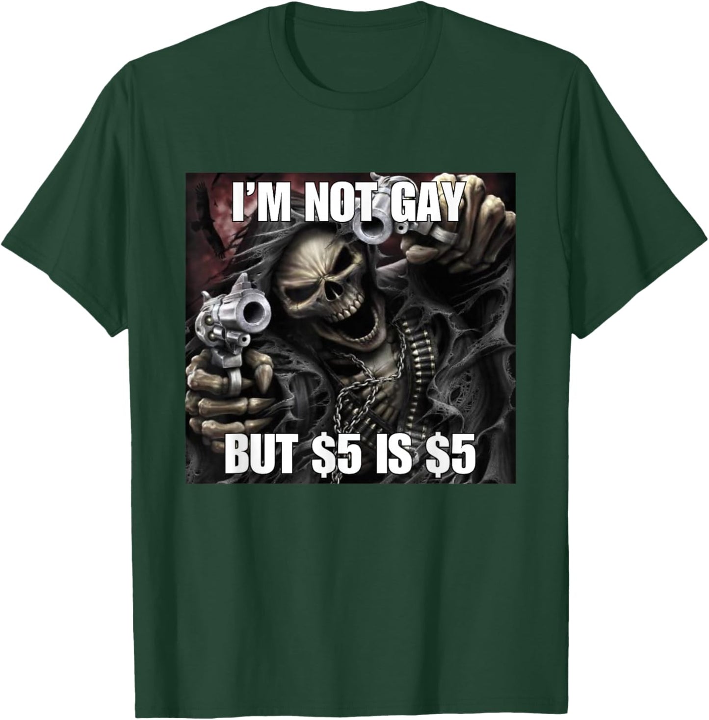 Homosexual Tendencies Gay Funny Cringe Hard Skeleton Meme T-Shirt - T-Shirt | Forest
