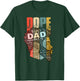 Dope Black Dad Dad History Month T-Shirt - T-Shirt | Forest