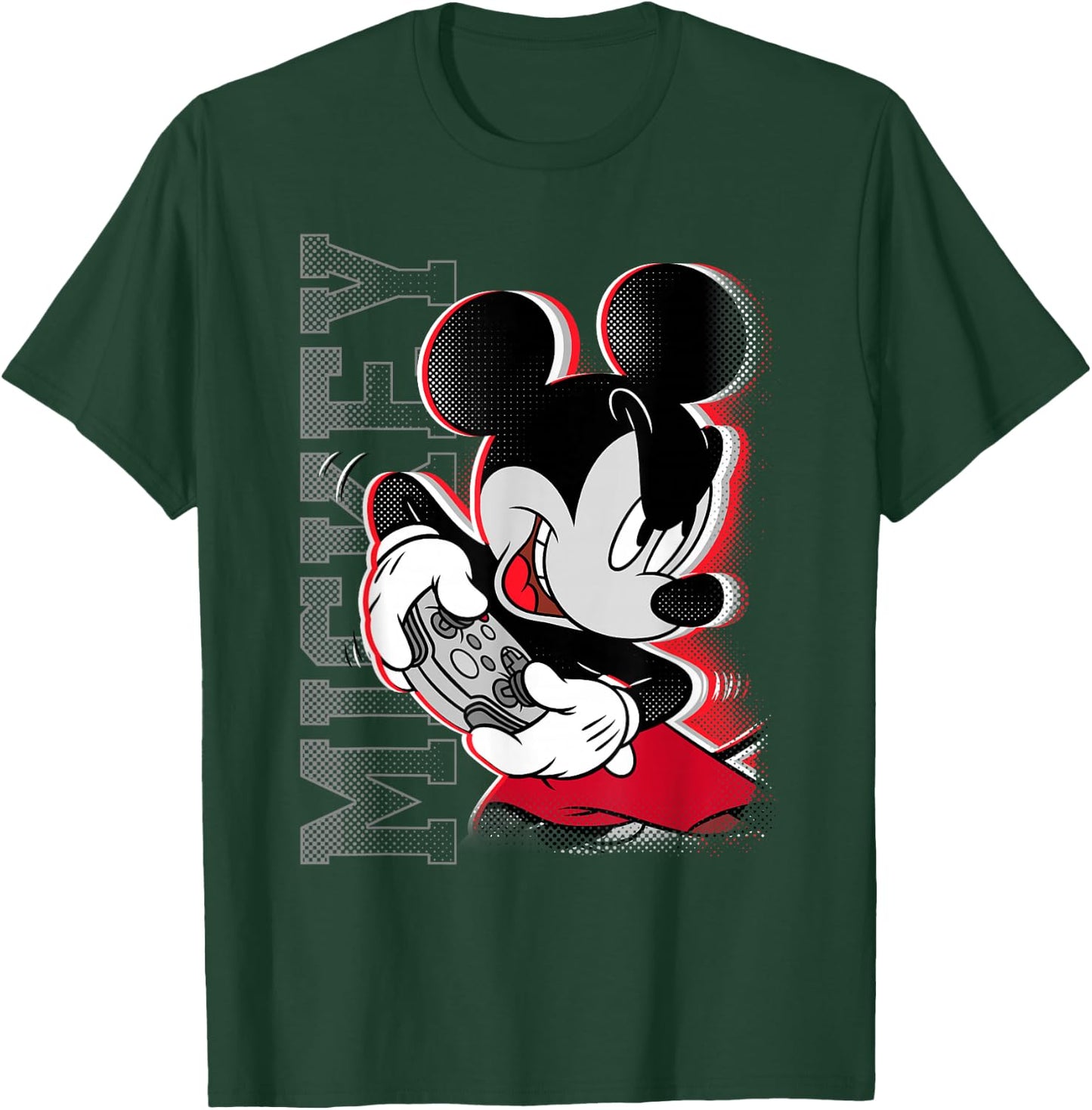 Disney Mickey Mouse Games Hard Controller Envy T-Shirt - T-Shirt | Forest