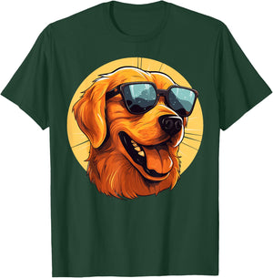 Golden Retriever for Kid Boys Girls Funny Dog Lover T-Shirt - T-Shirt | Forest