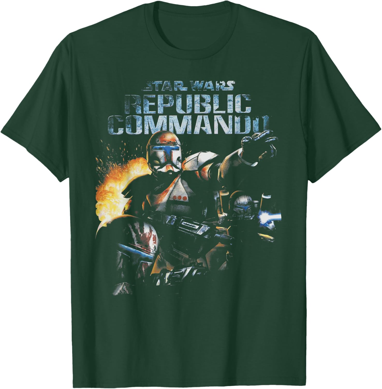 Star Wars Republic Commando Video Game T-Shirt - T-Shirt | Forest