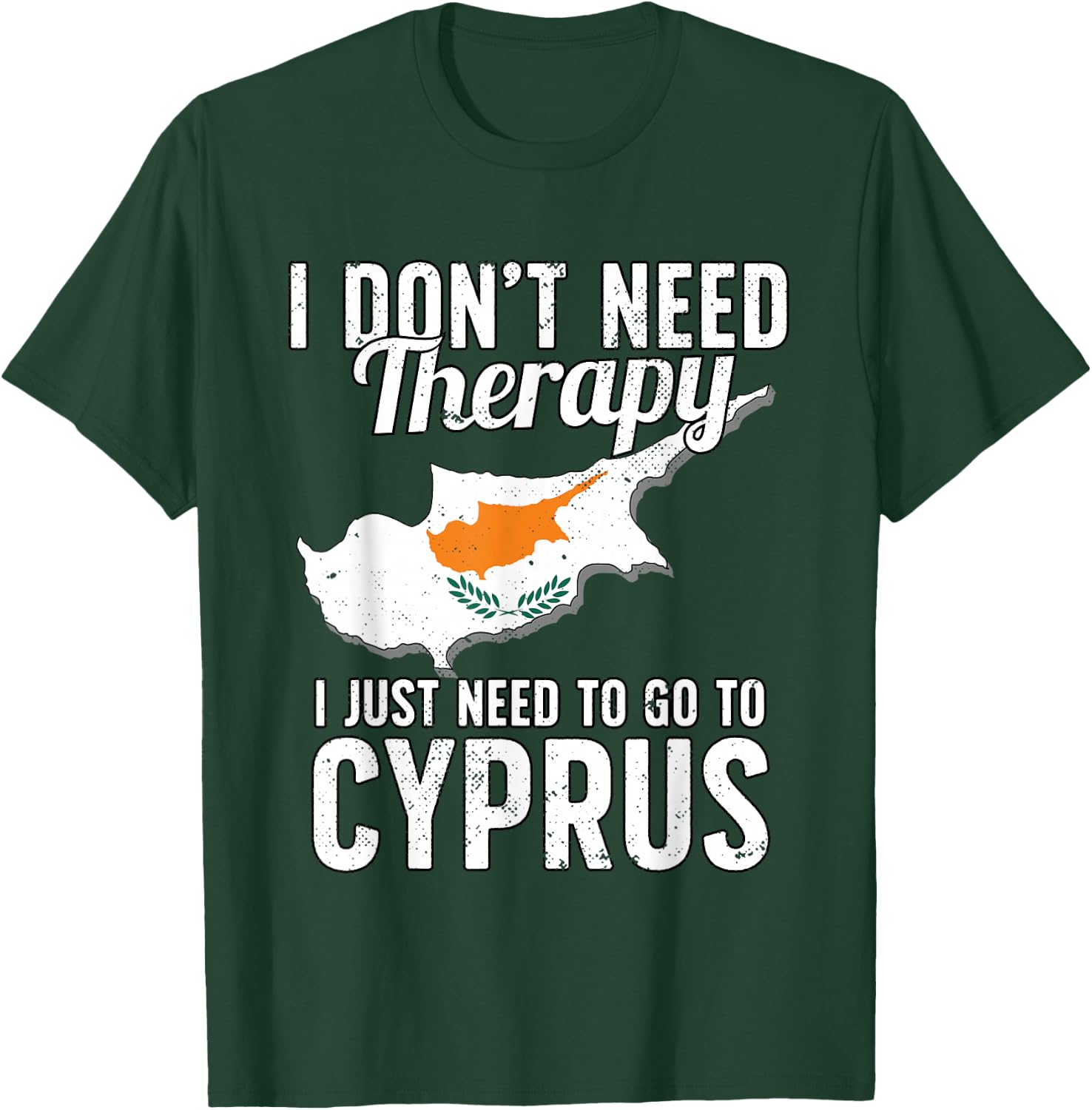 Cyprus Flag I Cyprus Flag I Vacation Cyprus T-Shirt - T-Shirt | Forest