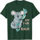 Just A Girl Who Loves Koala Bear Cute Gift T-Shirt - T-Shirt | Forest