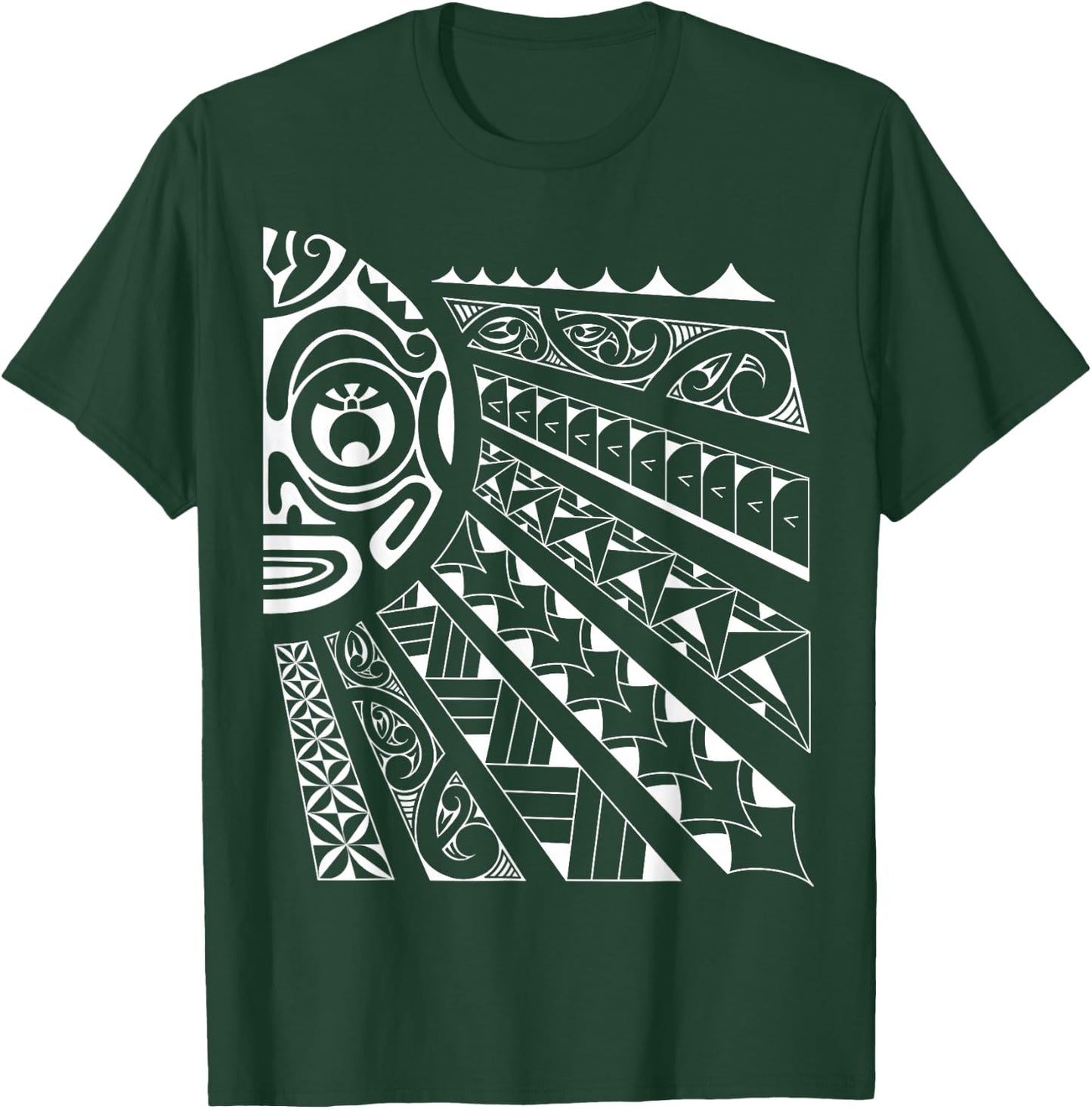 Polynesian tiki sun T-Shirt - T-Shirt | Forest