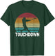 Funny Sports Touchdown Baseball Player retro vintage T-Shirt - T-Shirt | Forest