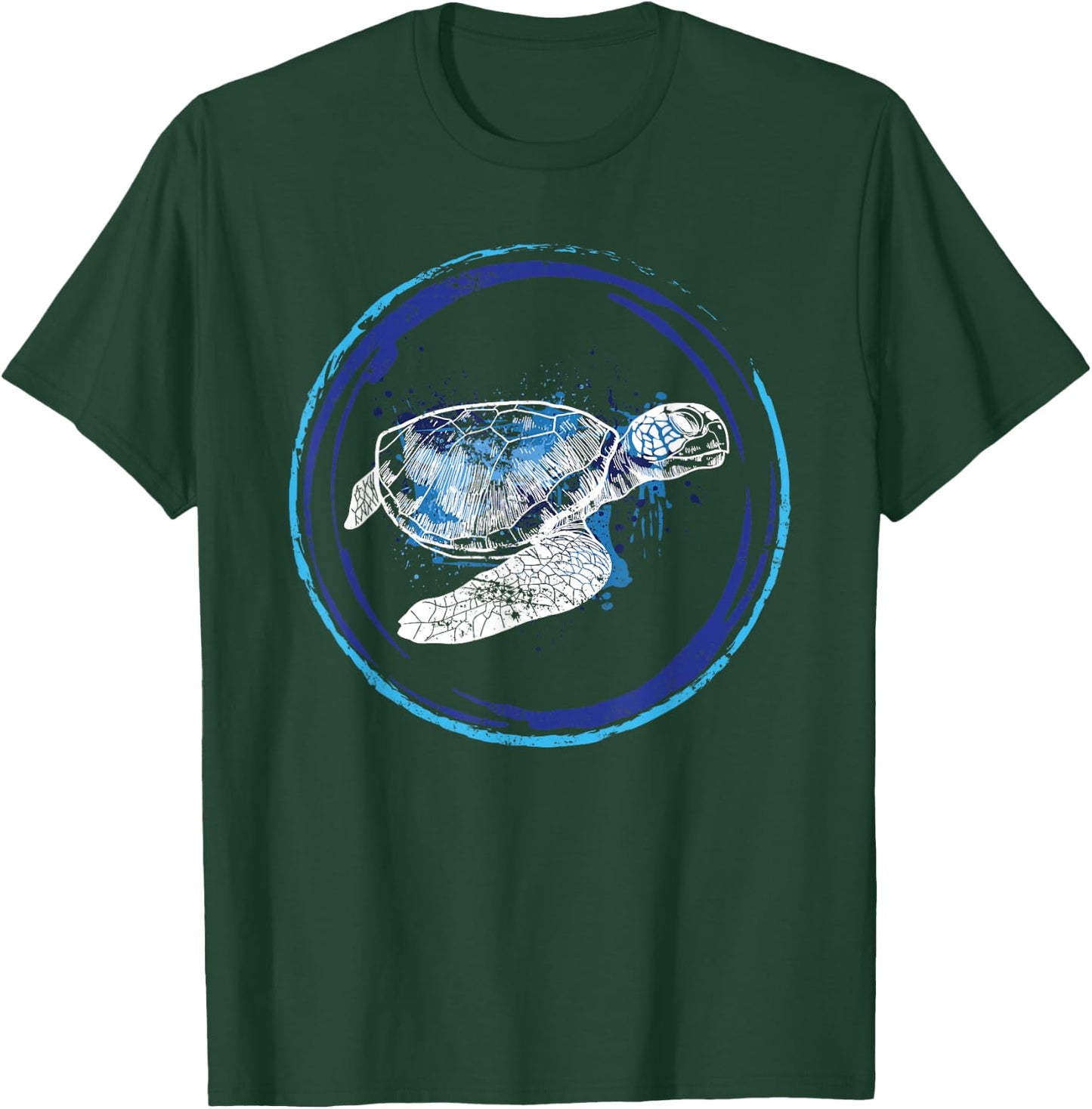 Ocean Animal Lover Gift Turtle T-Shirt - T-Shirt | Forest