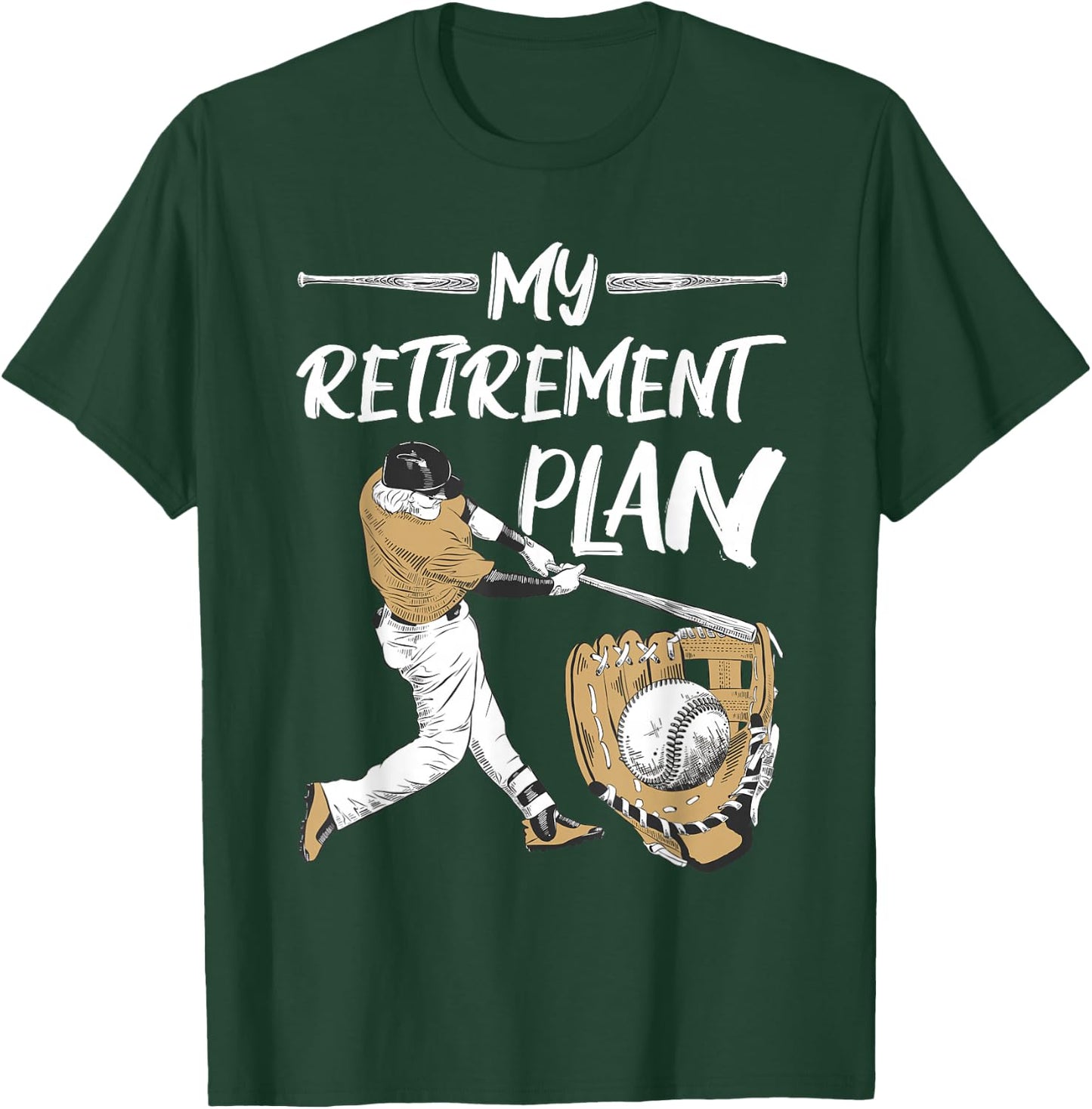 Baseball - Retirement Gifts T-Shirt - T-Shirt | Forest