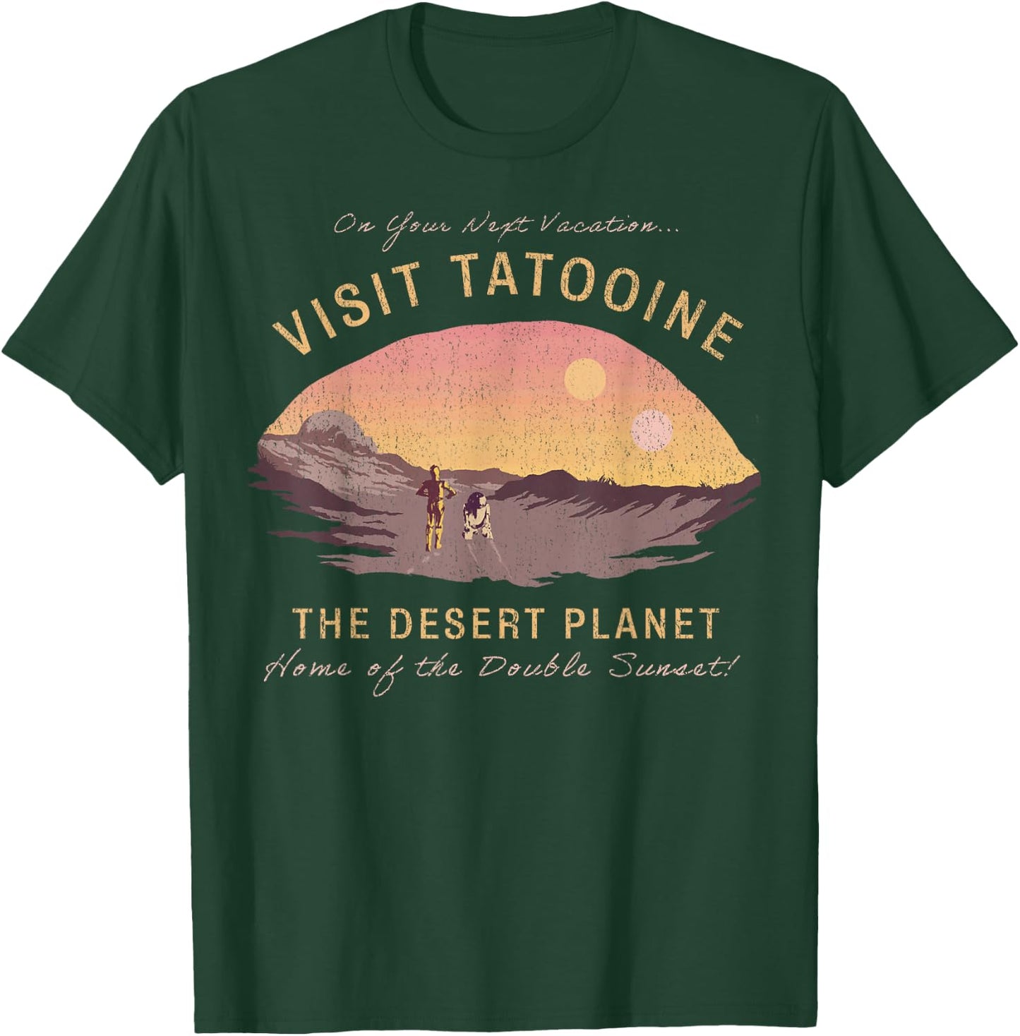 Star Wars Visit Tatooine The Desert Planet T-Shirt - T-Shirt | Forest