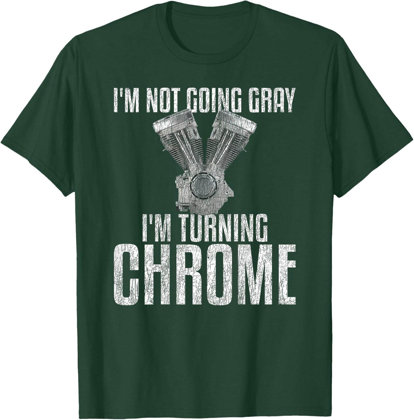 Motorcycle Dad Gifts, Father's Day Motorcycle Gifts Chopper T-Shirt - T-Shirt | Forest