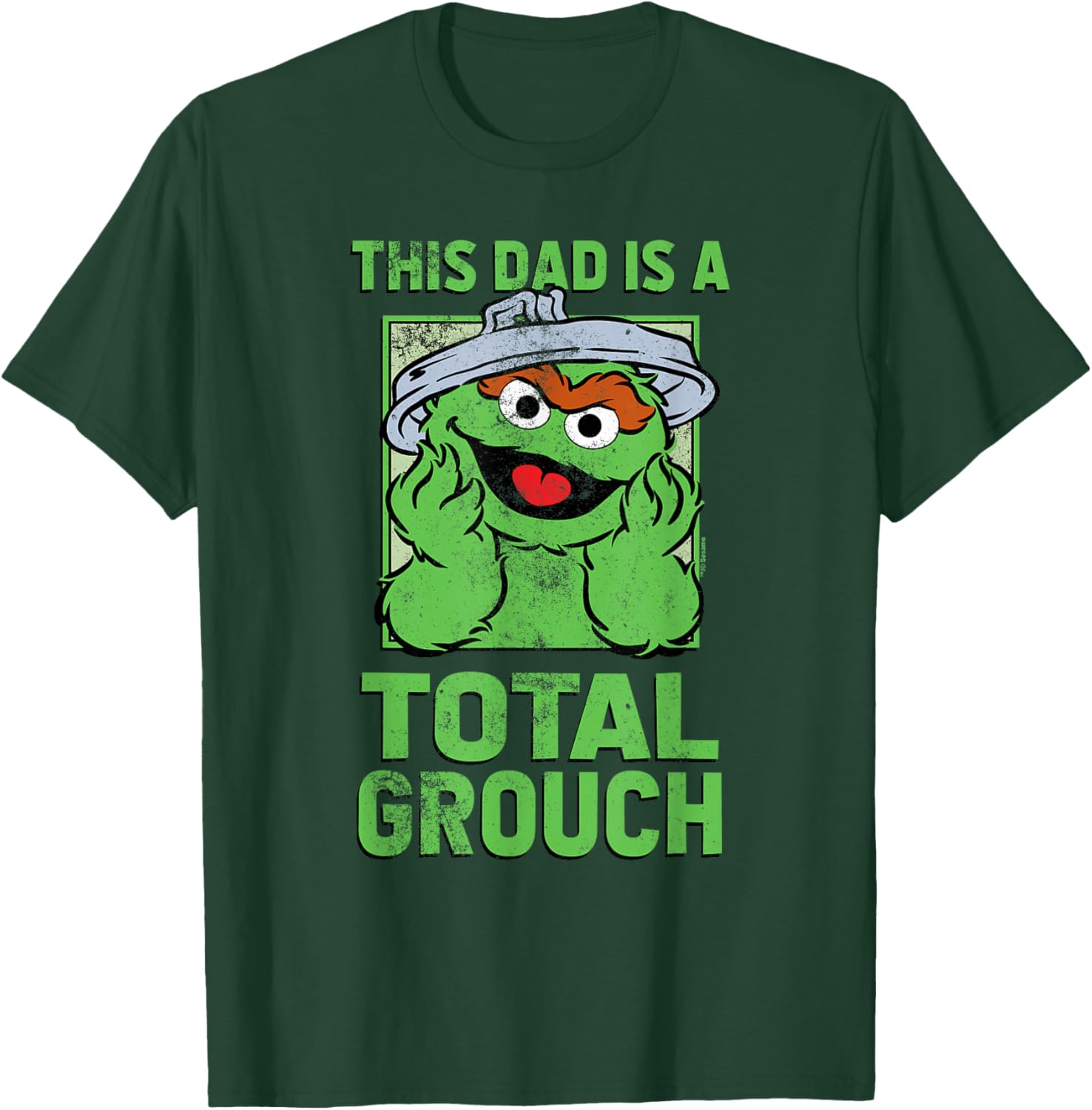 Sesame Street Father's Day Total Grouch Dad T-Shirt - T-Shirt | Forest