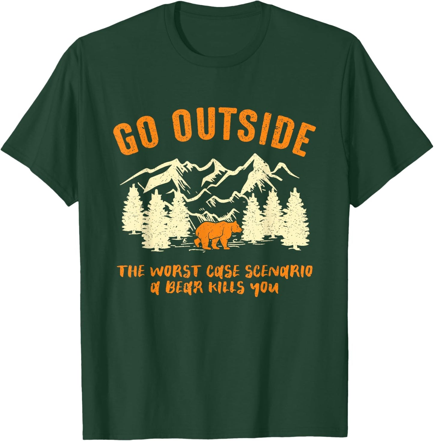 Outdoor Activities Hikers Nature Hiking Lovers Camping T-Shirt - T-Shirt | Forest