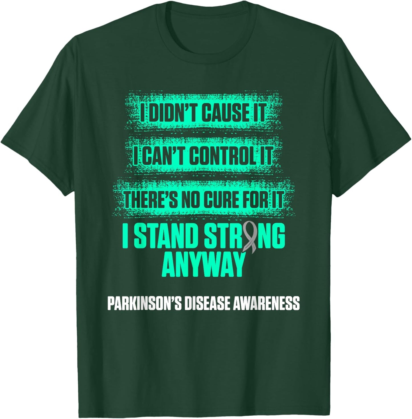 Parkinsons Disease Awareness Cause Warrior Survivor T-Shirt - T-Shirt | Forest
