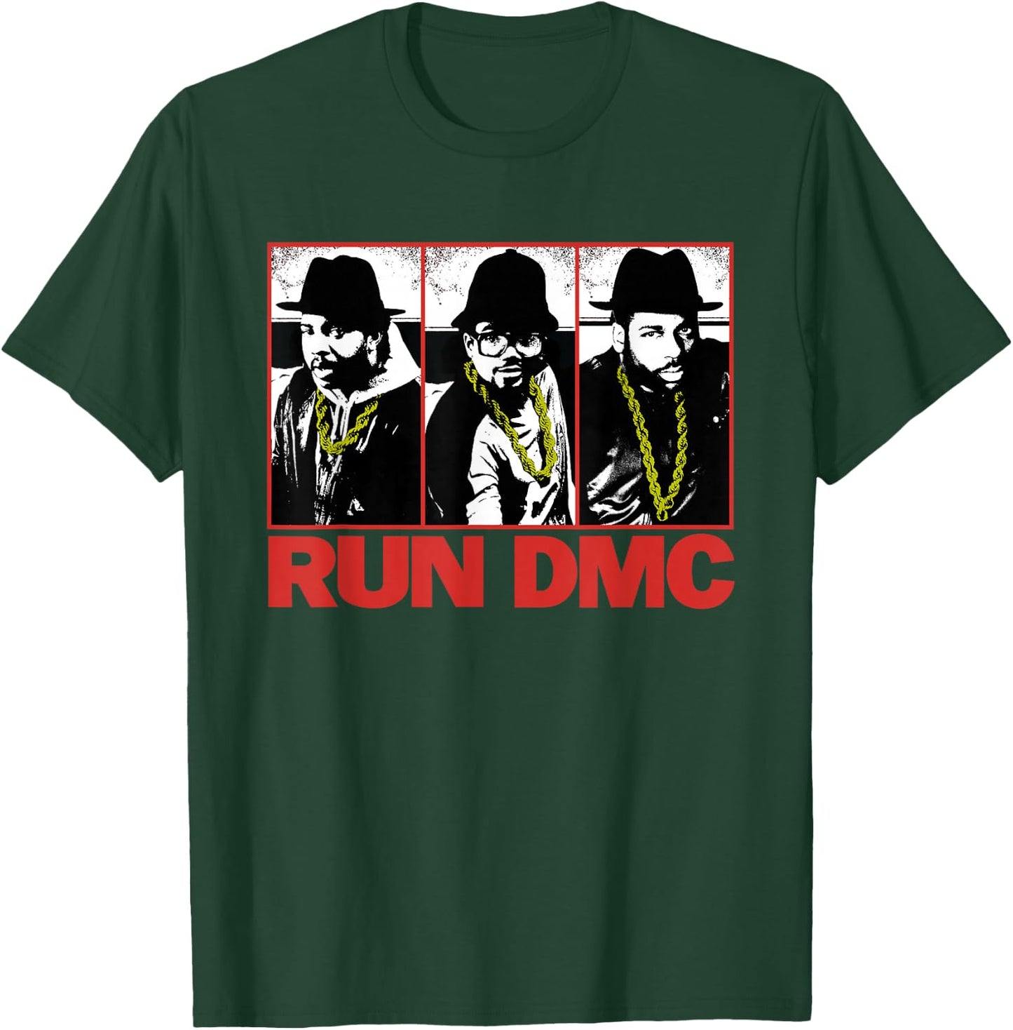 Run DMC Threshold Stills T-Shirt - T-Shirt | Forest