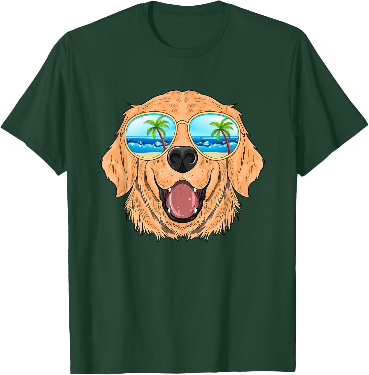 Cute funny Labrador golden retriever gifts for T-Shirt - T-Shirt | Forest