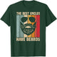 Funny Retro Vintage The Best Uncles Have Beards Lovers T-Shirt - T-Shirt | Forest