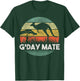 Australia G'Day Mate Shirt Funny Kangaroo Australian Vintage T-Shirt - T-Shirt | Forest