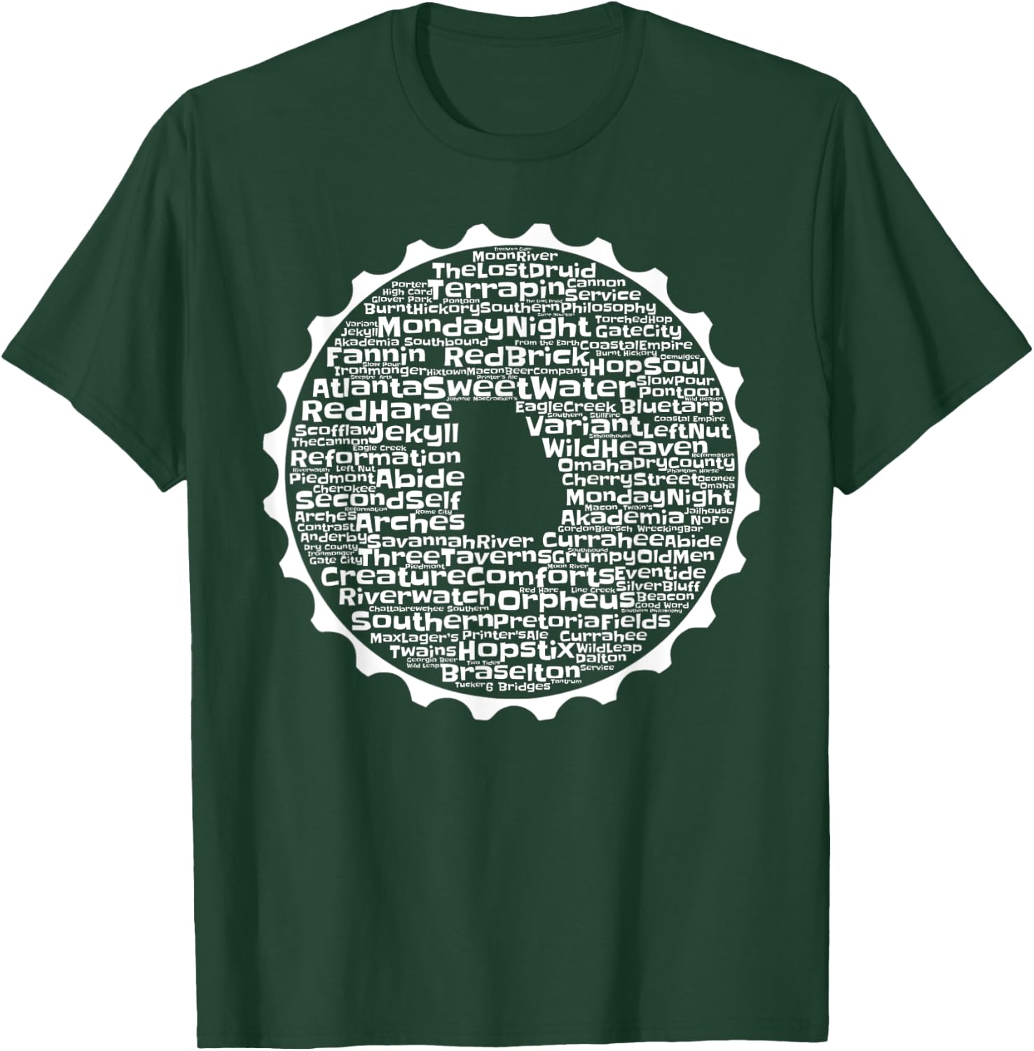Drink Local Georgia Breweries T-Shirt - T-Shirt | Forest