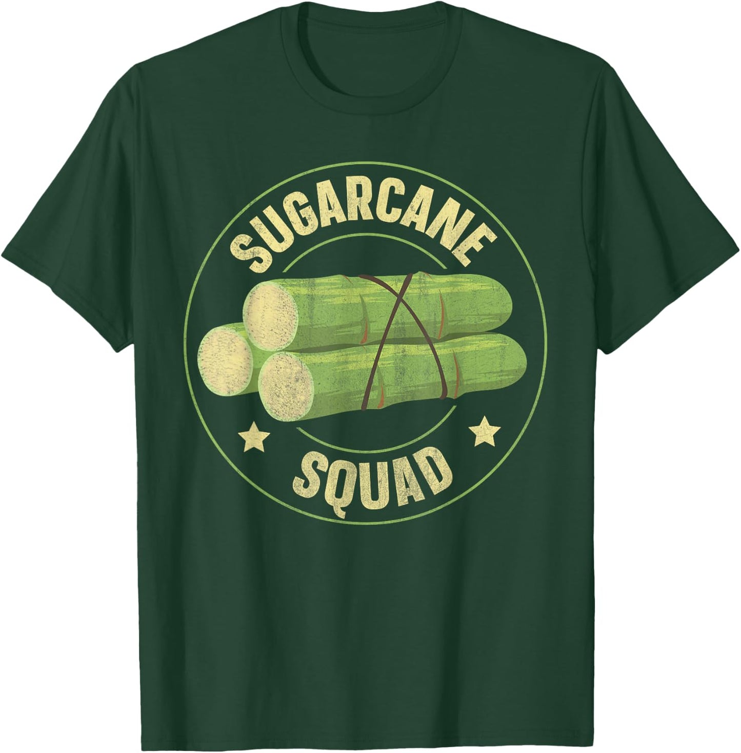 Sugarcane Squad Design for a Sugarcane farmer T-Shirt - T-Shirt | Forest