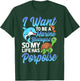 I Want To Be A Marine Biologist Pun Sea Turtle Lover T-Shirt - T-Shirt | Forest