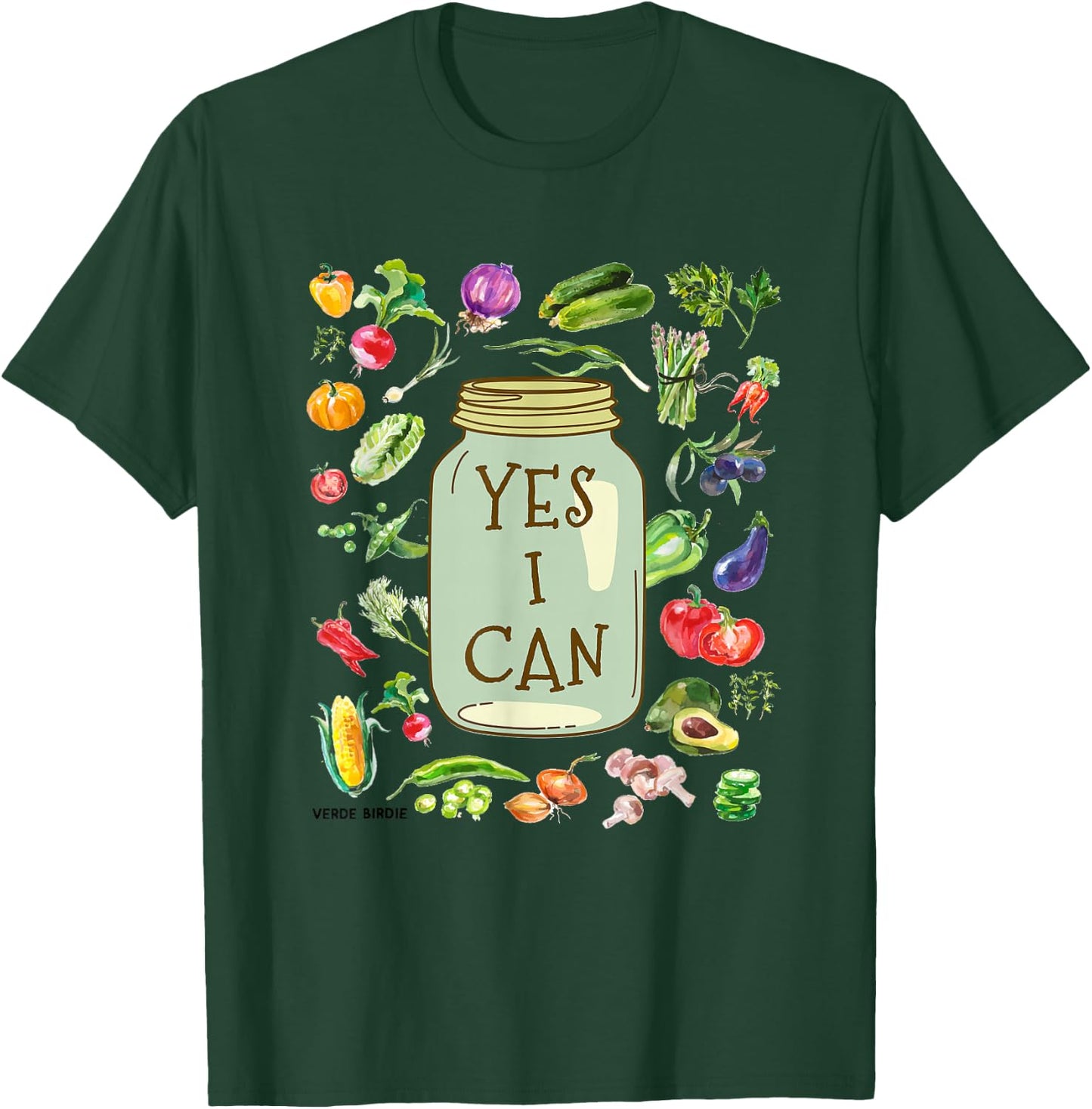 Yes I Can - Preserve Design for Horticulture T-Shirt - T-Shirt | Forest
