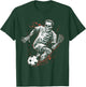 Soccer Skeleton Soccer Player Halloween Spooky T-Shirt - T-Shirt | Forest