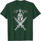 SPQR Roman Legion Soldier Gladiator Warrior Swords Helmet T-Shirt - T-Shirt | Forest