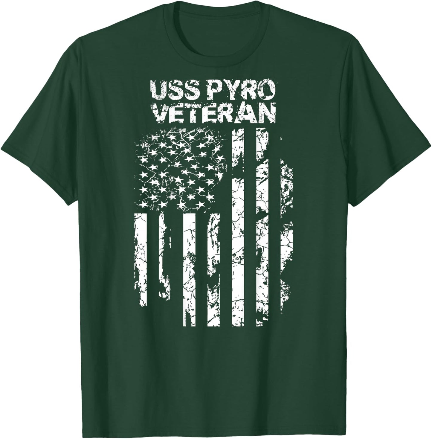 USS Pyro Veteran T-Shirt - T-Shirt | Forest