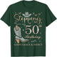 Stepping Into My 50th Birthday With God's Grace and Mercy T-Shirt - T-Shirt | Forest