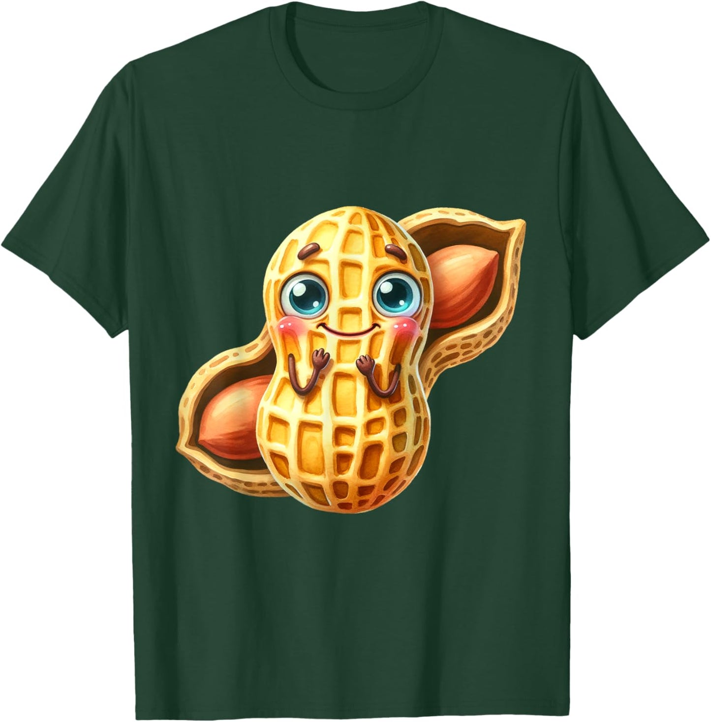 Cute Peanut Kids Peanuts Nuts Child Peanuts T-Shirt - T-Shirt | Forest