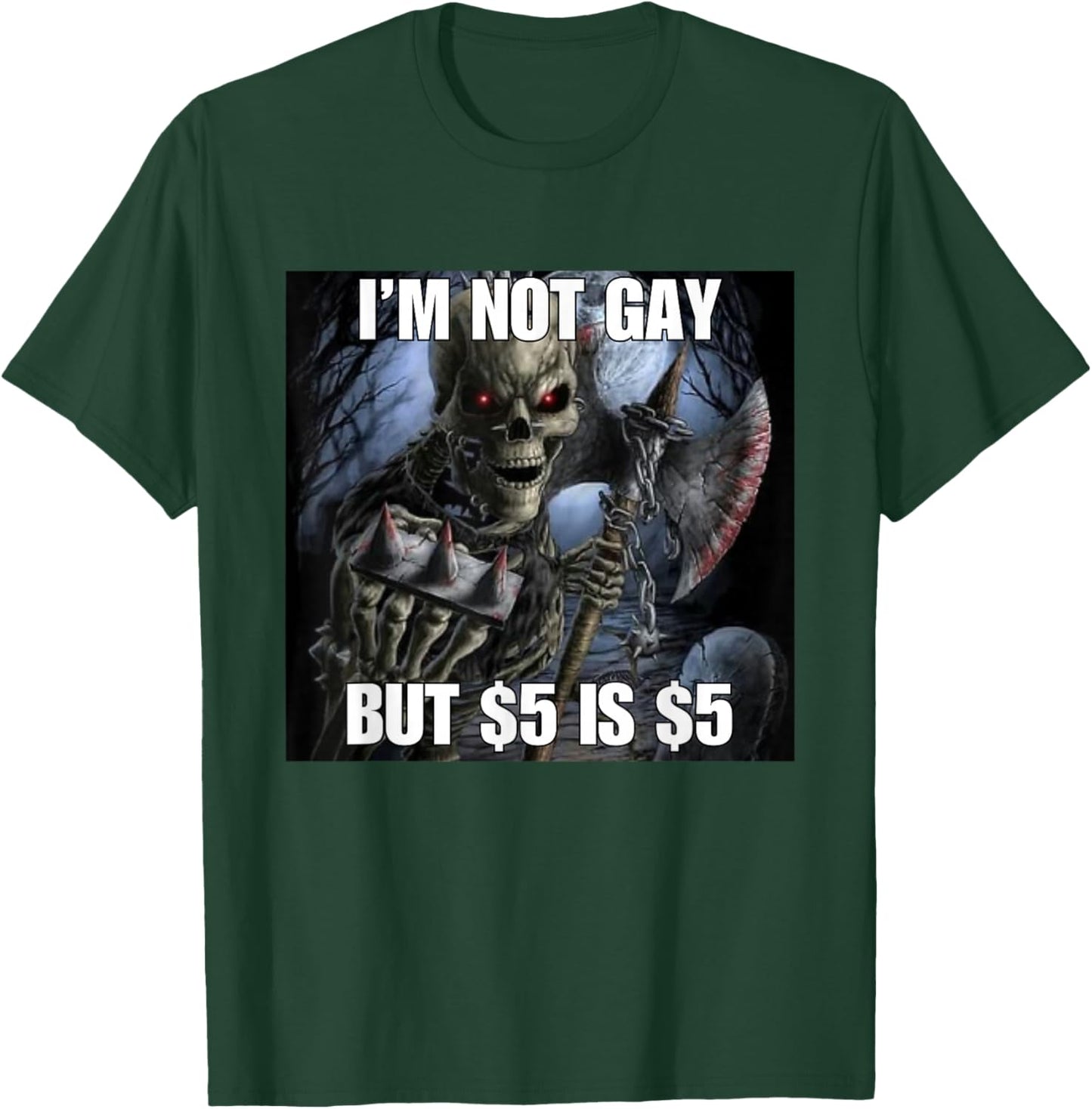 Homosexual Tendencies Gay Funny Cringe Hard Skeleton Meme T-Shirt - T-Shirt | Forest