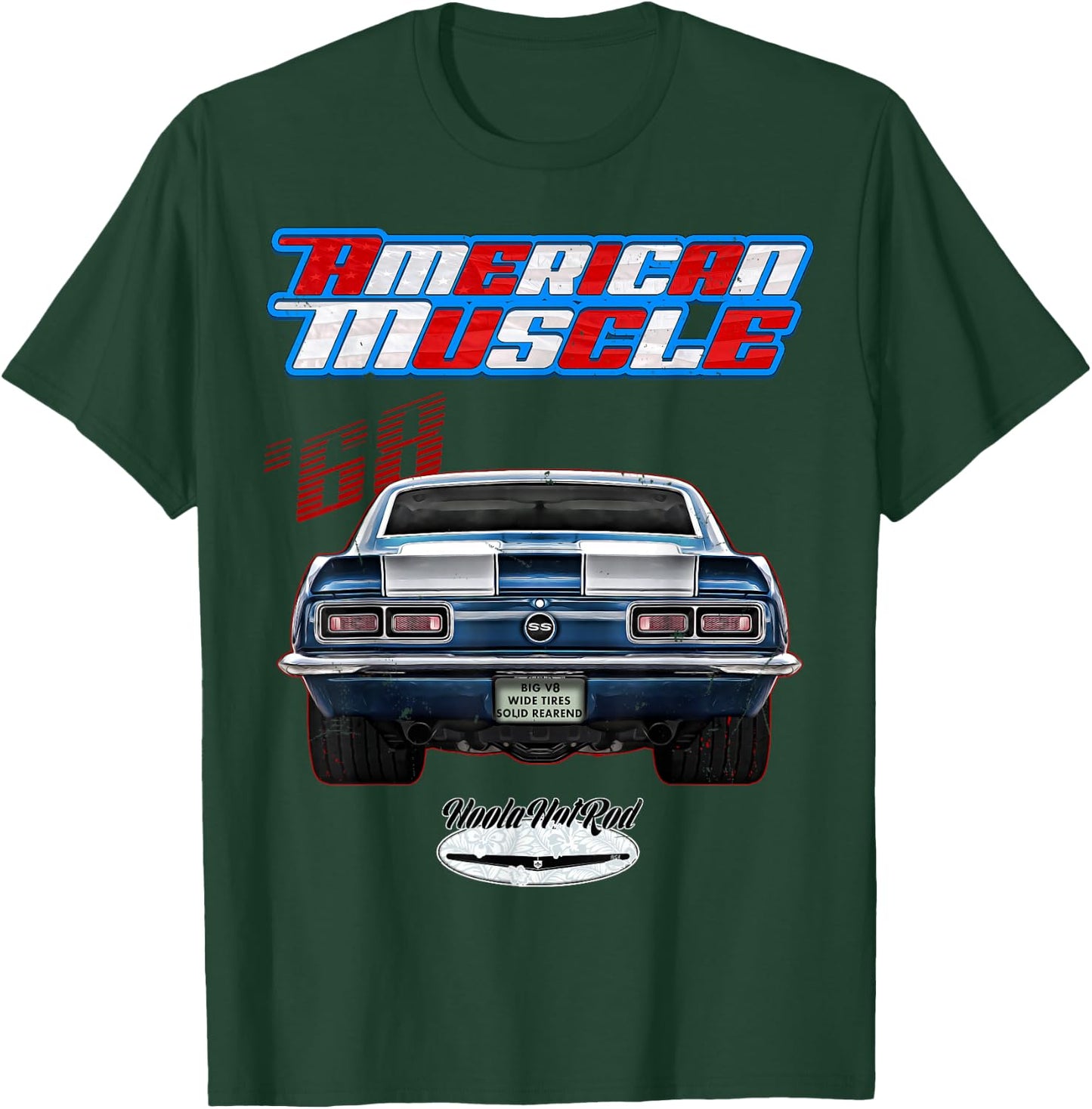 1968 F-Body,SS,RS,Z/28,Z28,Muscle Car,Drag Car,Hoola Hotrod T-Shirt - T-Shirt | Forest