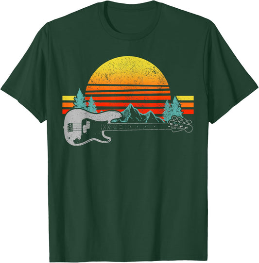 Bass Bassist Bass Guitar Musician Funny Gift T-Shirt - T-Shirt | Forest