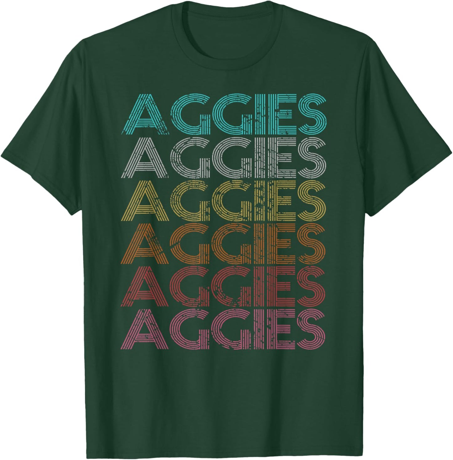 Retro Vintage Aggies T-Shirt - T-Shirt | Forest