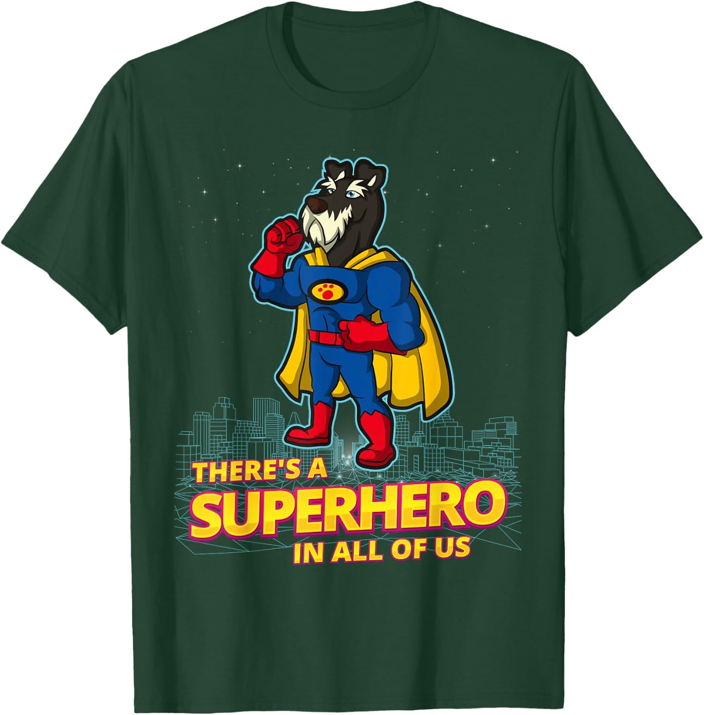 Schnauzer Standard Miniature & Giant-Schnauzer Dog Women Kids T-Shirt - T-Shirt | Forest