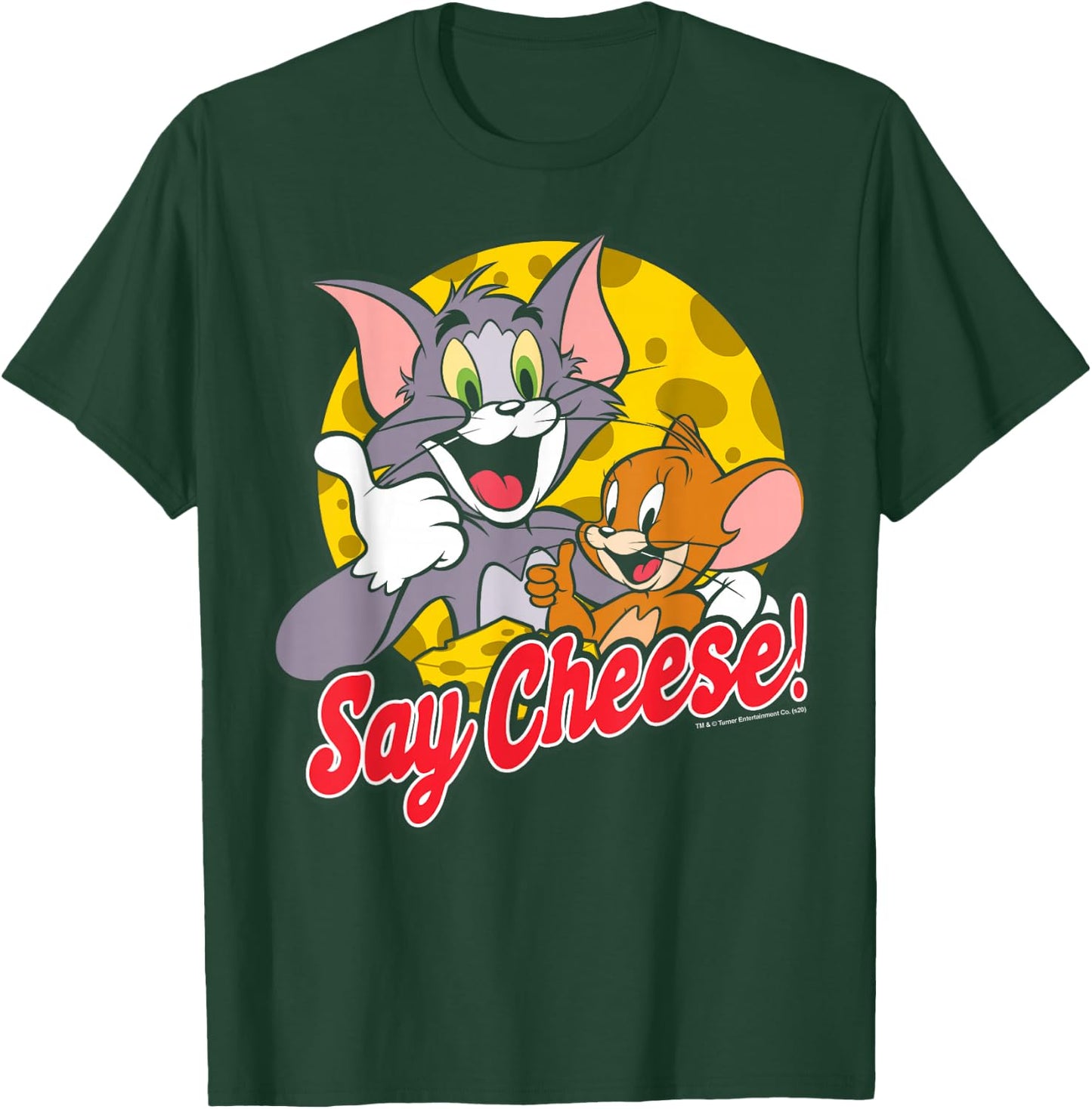 Tom and Jerry Say Cheese Portrait T-Shirt - T-Shirt | Forest