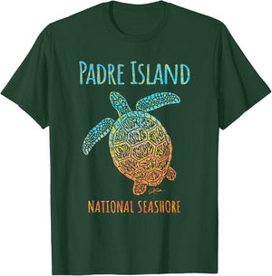 JCombs: Padre Island National Seashore, Sea Turtle, Beach T-Shirt - T-Shirt | Forest