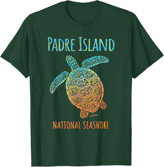 JCombs: Padre Island National Seashore, Sea Turtle, Beach T-Shirt - T-Shirt | Forest