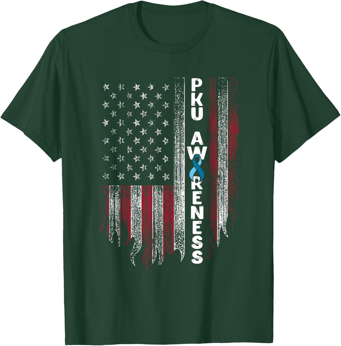 Phenylketonuria PKU Strong Warrior Inspiring Awareness T-Shirt - T-Shirt | Forest