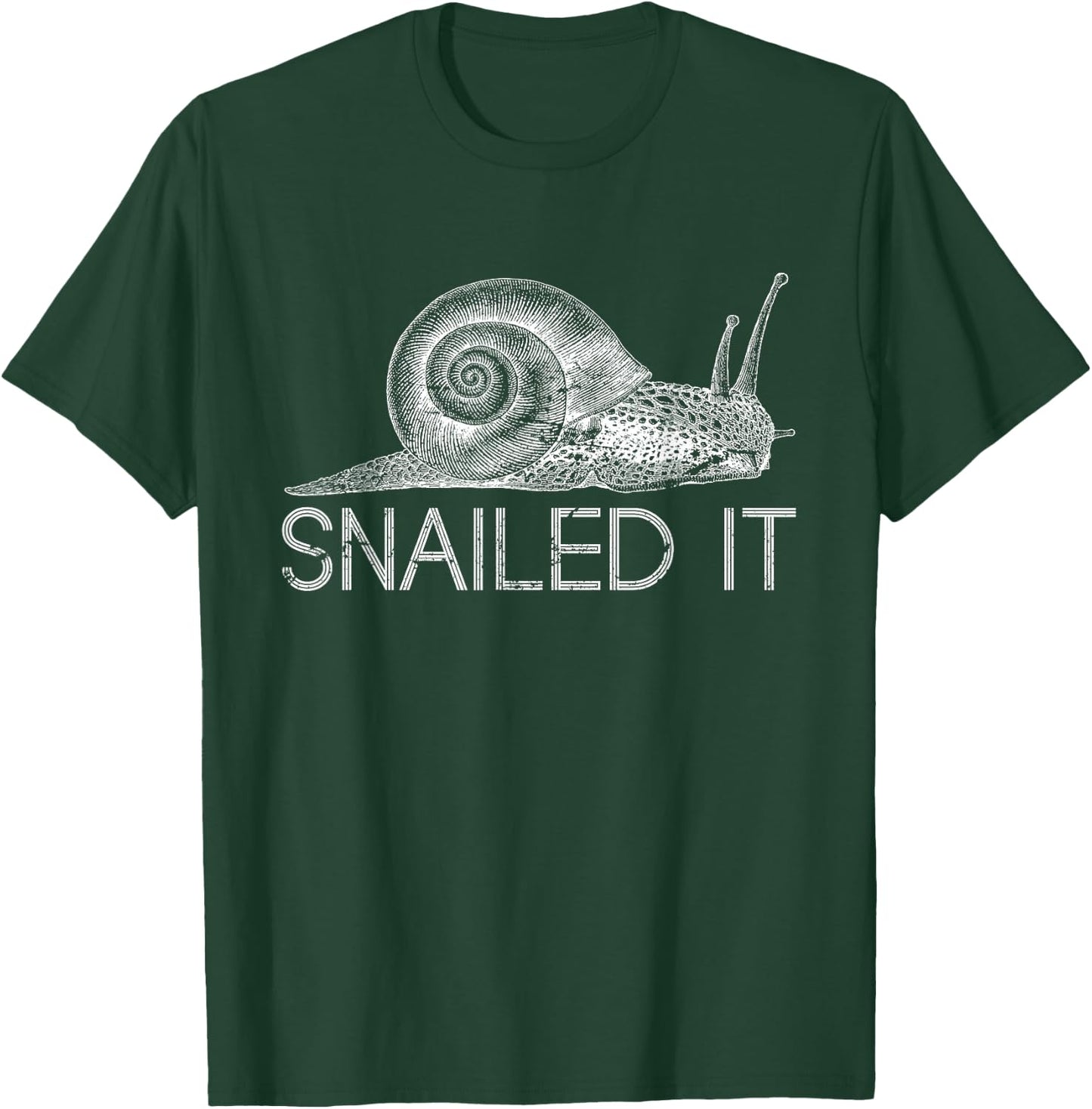 Snailed It Snail T-Shirt - T-Shirt | Forest