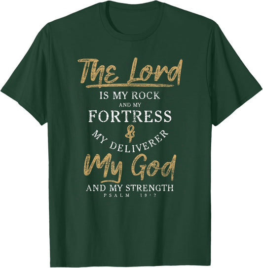 Christian Faith Gift Bible Verse Religious Prayer T-Shirt - T-Shirt | Forest