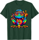 Tie-Dye Hippie Frog, Peace Sign, 70s Party & 60s Costume T-Shirt - T-Shirt | Forest