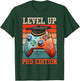 Doctoral Thesis Passed Leveled Up Ph.D Edition Gamer T-Shirt - T-Shirt | Forest